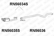 RN56034S Filtr pevnych castic, vyfukovy system VENEPORTE