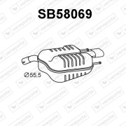 SB58069 Zadní tlumič výfuku VENEPORTE