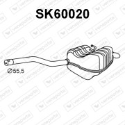 SK60020 Zadní tlumič výfuku VENEPORTE