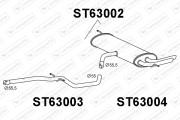 ST63002 Zadní tlumič výfuku VENEPORTE