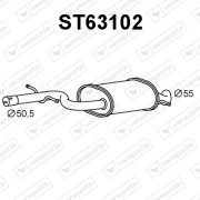 ST63102 Predni tlumic vyfuku VENEPORTE