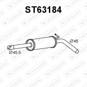 ST63184 Střední tlumič výfuku VENEPORTE