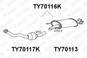 TY70116K Katalyzátor VENEPORTE