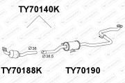 TY70140K Katalyzátor VENEPORTE