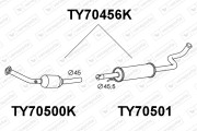 TY70456K Katalyzátor VENEPORTE