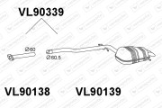 VL90339 Zadní tlumič výfuku VENEPORTE