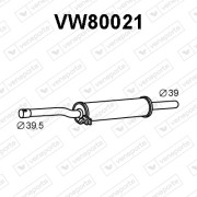 VW80021 Střední tlumič výfuku VENEPORTE