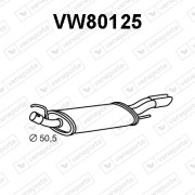 VW80125 Zadní tlumič výfuku VENEPORTE