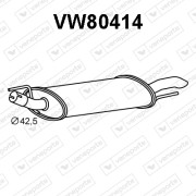 VW80414 Zadní tlumič výfuku VENEPORTE