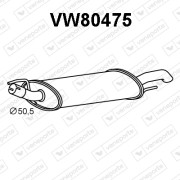 VW80475 Zadní tlumič výfuku VENEPORTE