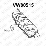 VW80515 Zadní tlumič výfuku VENEPORTE