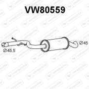 VW80559 Střední tlumič výfuku VENEPORTE