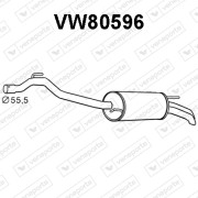 VW80596 Zadní tlumič výfuku VENEPORTE