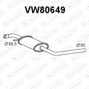 VW80649 Predni tlumic vyfuku VENEPORTE