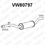 VW80797 Predni tlumic vyfuku VENEPORTE