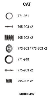 MD000497 Katalyzátor FA1