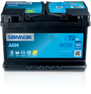 SK720 startovací baterie SONNAK AGM SONNAK