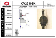 CV22103K Sada kloubů, hnací hřídel EAI