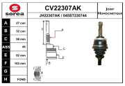 CV22307AK Sada kloubů, hnací hřídel EAI