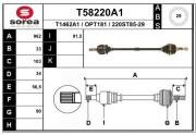 T58220A1 Hnací hřídel EAI