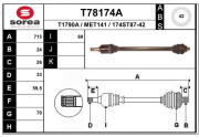 T78174A Hnací hřídel EAI