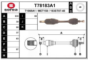 T78183A1 Hnací hřídel EAI