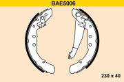 BAE5006 Sada brzdových čelistí BARUM