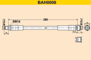 BAH0006 Brzdová hadice BARUM