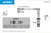 AFM61 Sada kabelů pro zapalování JANMOR