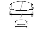 RA.0755.0 Sada brzdových destiček, kotoučová brzda RAICAM