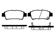 RA.0812.0 Sada brzdových destiček, kotoučová brzda RAICAM