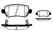 RA.0815.0 Sada brzdových destiček, kotoučová brzda RAICAM