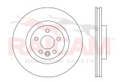 RD01527 Brzdový kotouč RAICAM