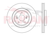 RD01594 Brzdový kotouč RAICAM