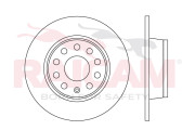 RD01621 Brzdový kotouč RAICAM