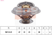 1.880.361S Termostat, chladivo Made in Italy - OE Equivalent EPS