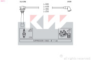 358 111 Sada kabelů pro zapalování Made in Italy - OE Equivalent KW