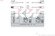 359 527 Sada kabelů pro zapalování Made in Italy - OE Equivalent KW