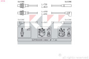 359 748 Sada kabelů pro zapalování Made in Italy - OE Equivalent KW