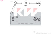 360 505 Sada kabelů pro zapalování Made in Italy - OE Equivalent KW