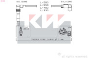 360 559 Sada kabelů pro zapalování Made in Italy - OE Equivalent KW