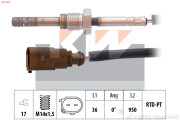 422 256 Cidlo, teplota vyfukovych plynu Made in Italy - OE Equivalent KW