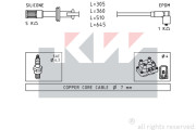 359 700 Sada kabelů pro zapalování Made in Italy - OE Equivalent KW