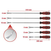 140.2370 Nářadí pro demontáž, úchyt-klip - karoserie KS TOOLS
