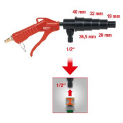 515.1216 Vzduchová pistole KS TOOLS