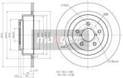 19-2357 Brzdový kotouč MAXGEAR