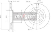 19-2364 Brzdový kotouč MAXGEAR