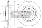 19-1952MAX Brzdový kotouč MAX MAXGEAR