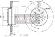 19-2284 Brzdový kotouč MAXGEAR