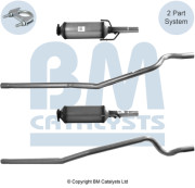 BM11019 Filtr pevných částic, výfukový systém BM CATALYSTS